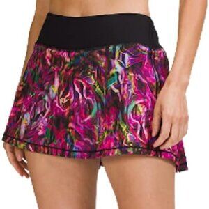 Lululemon Hyper Flow Pink Pace Rival skirt sz 8